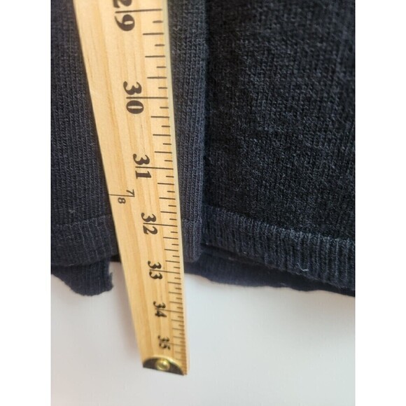 Sundance Black Half Button Peplum Cardigan Sz S NWT Viscose Lambswool Cashmere - Picture 11 of 12